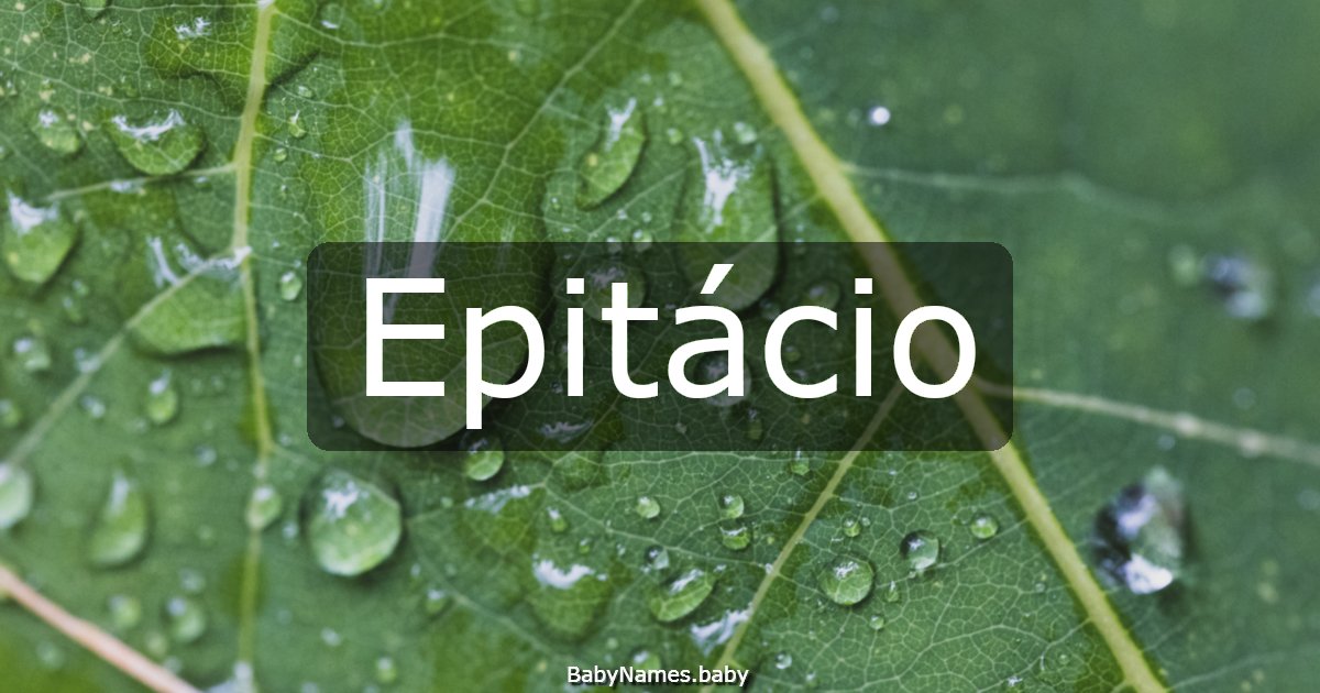 Epitácio