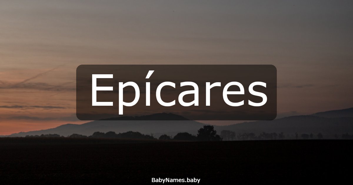 Epícares