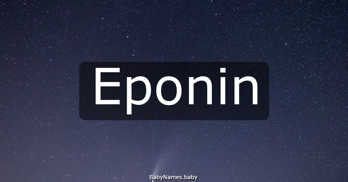 Eponin