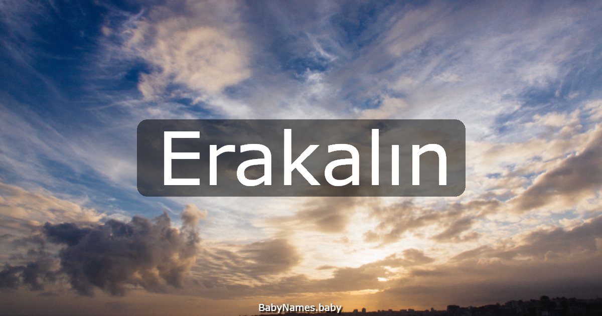 Erakalın