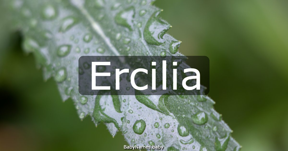 Ercilia