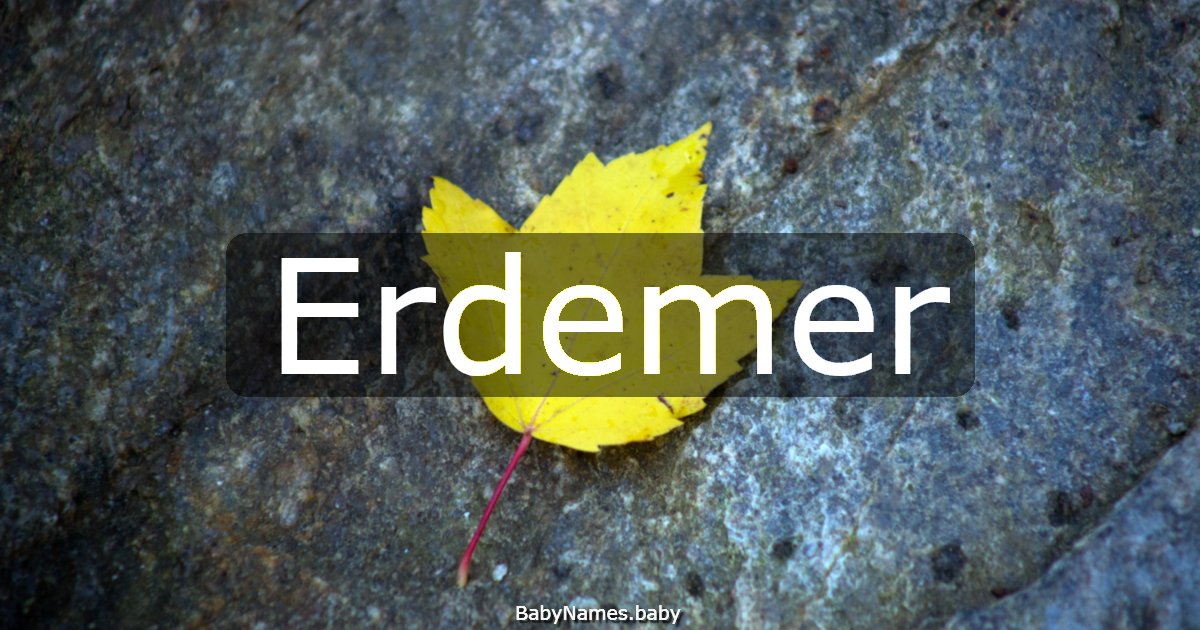 Erdemer