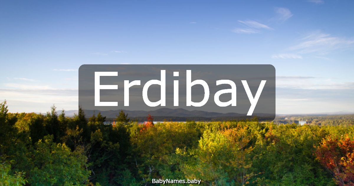 Erdibay
