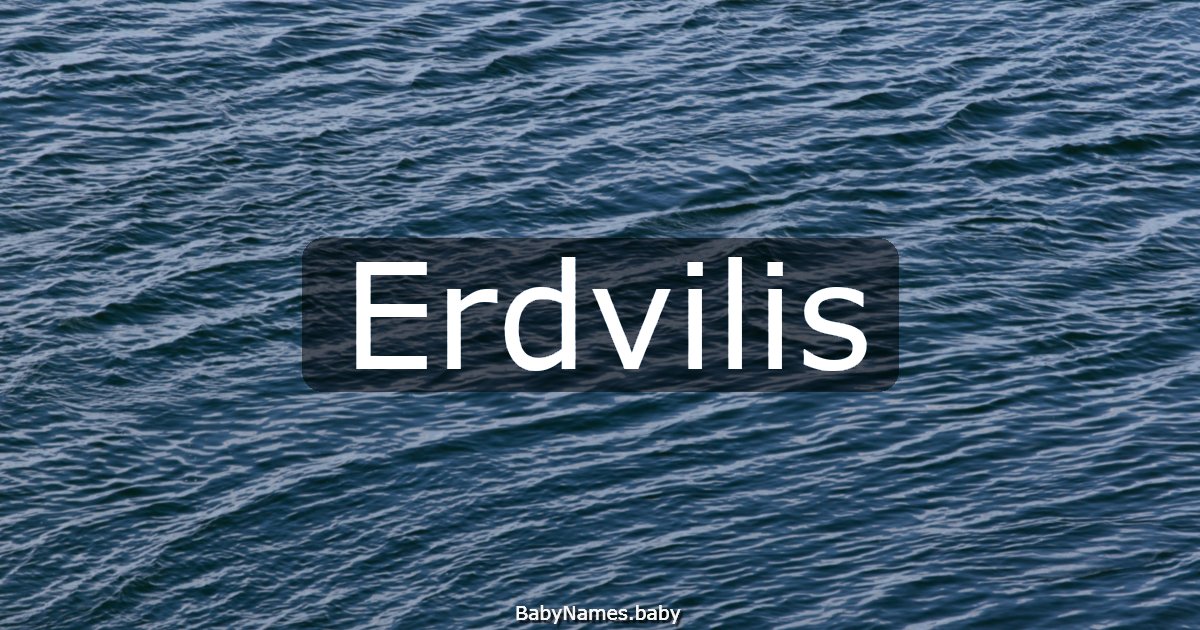 Erdvilis