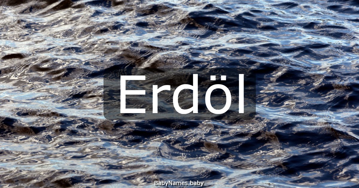 Erdöl