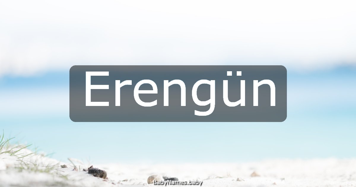 Erengün