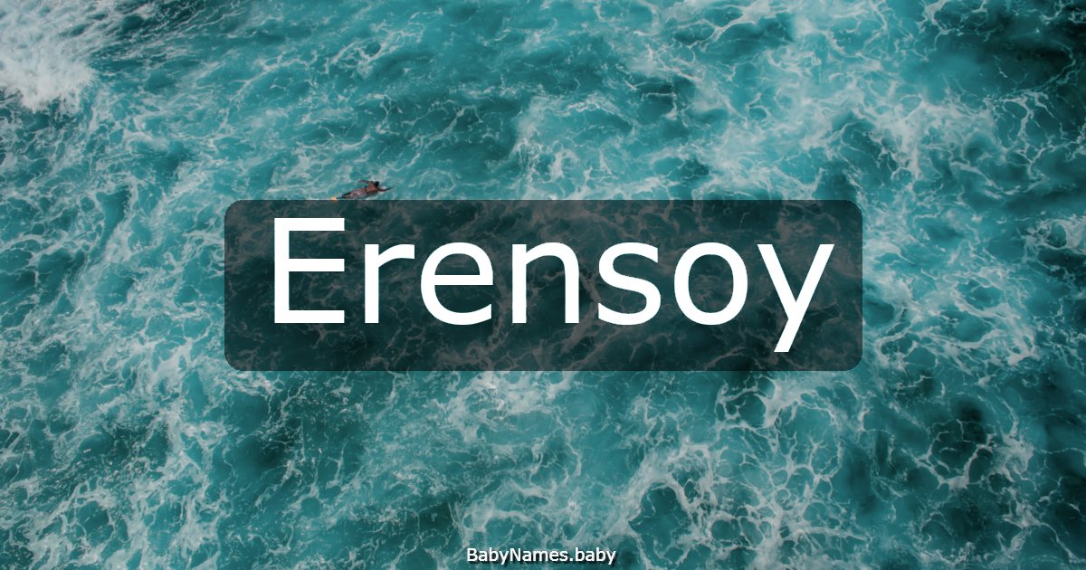 Erensoy