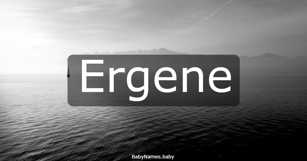 Ergene