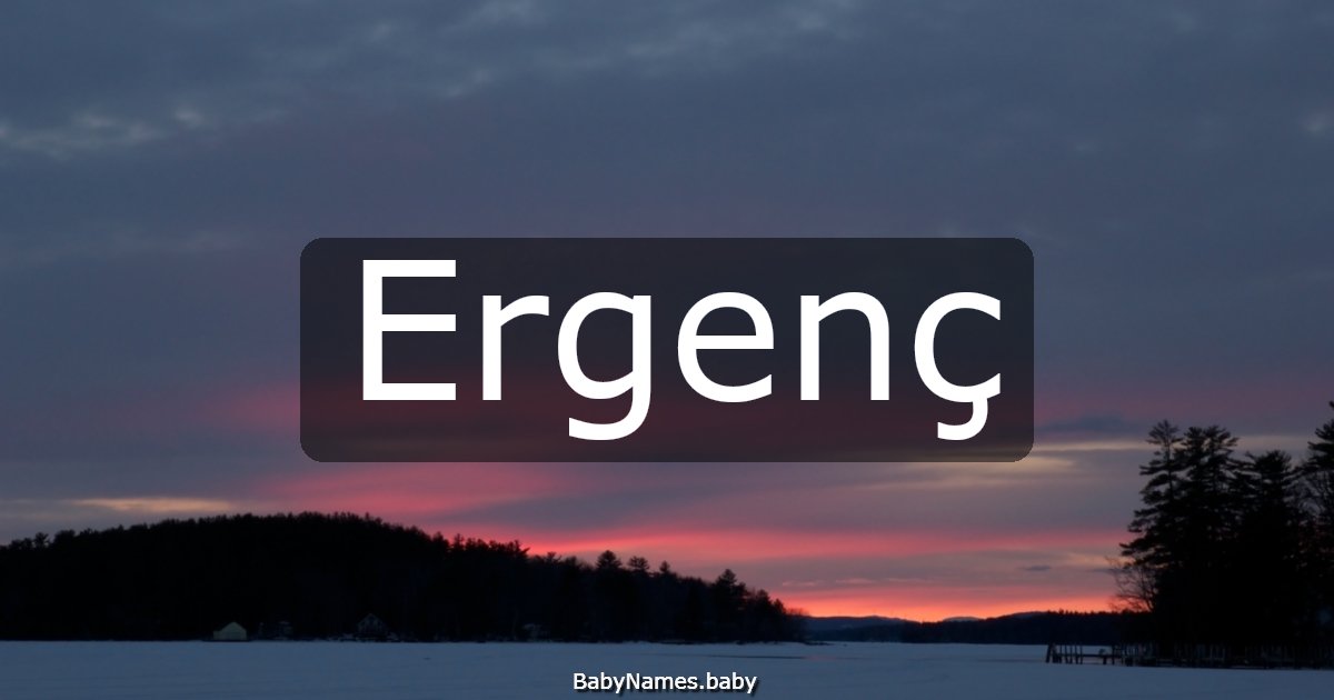 Ergenç
