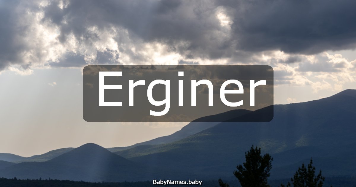 Erginer