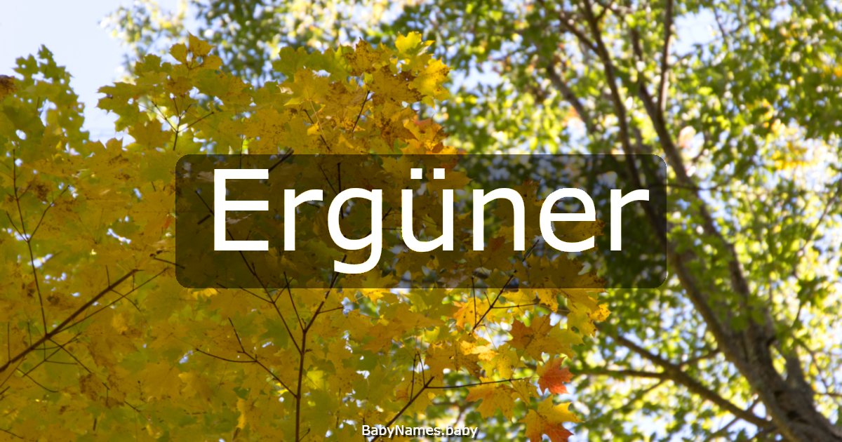 Ergüner