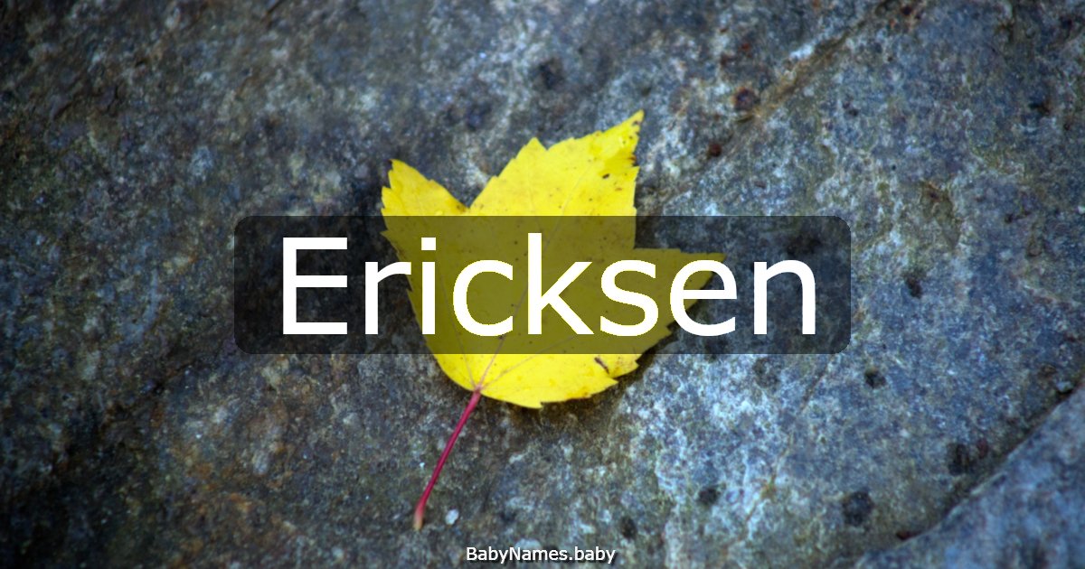 Ericksen