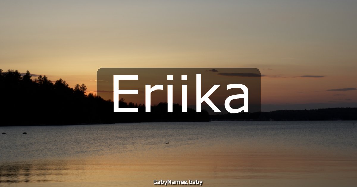 Eriika