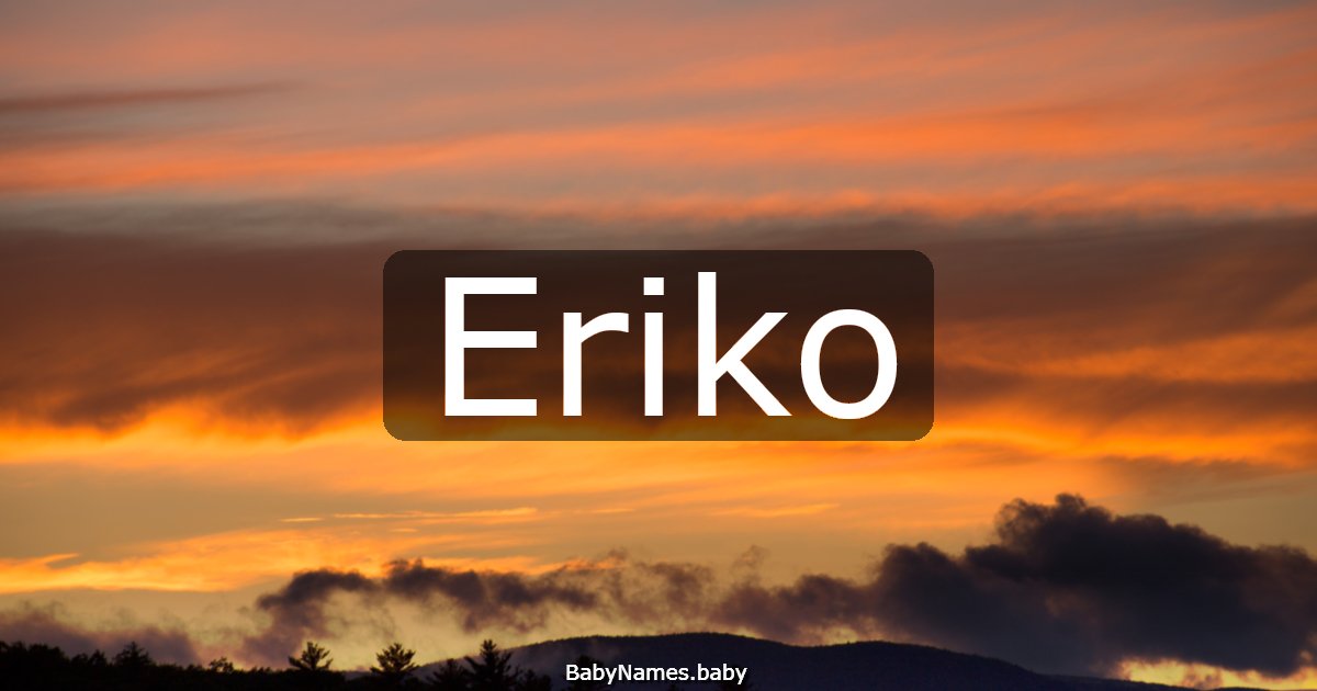 Eriko
