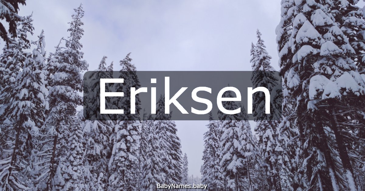 Eriksen