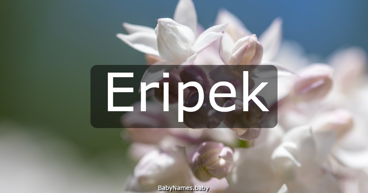 Eripek