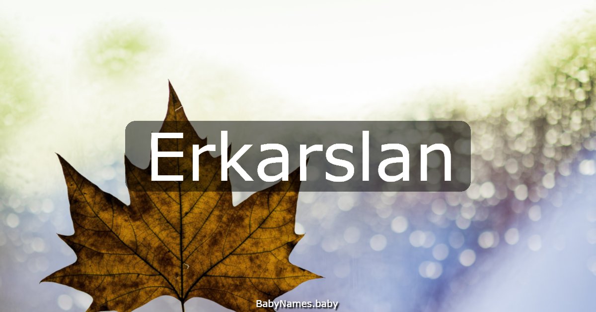 Erkarslan