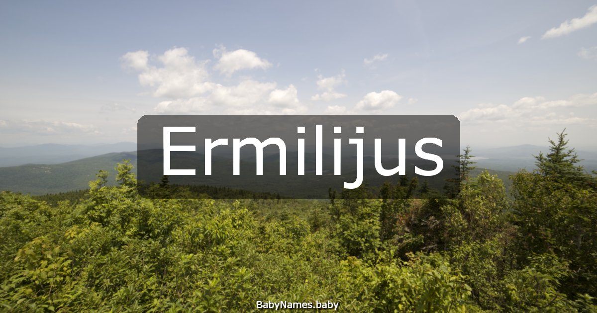 Ermilijus