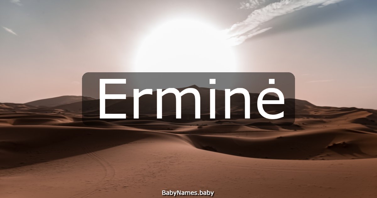 Erminė