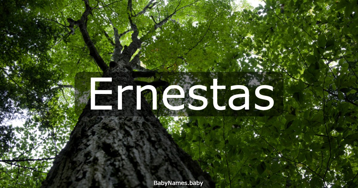 Ernestas
