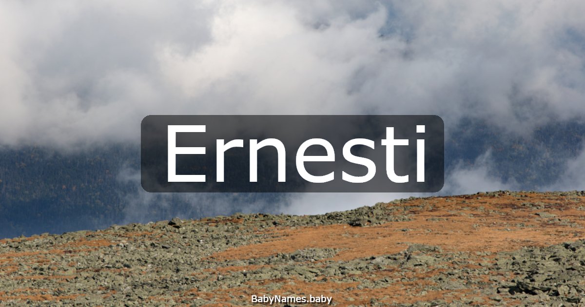 Ernesti
