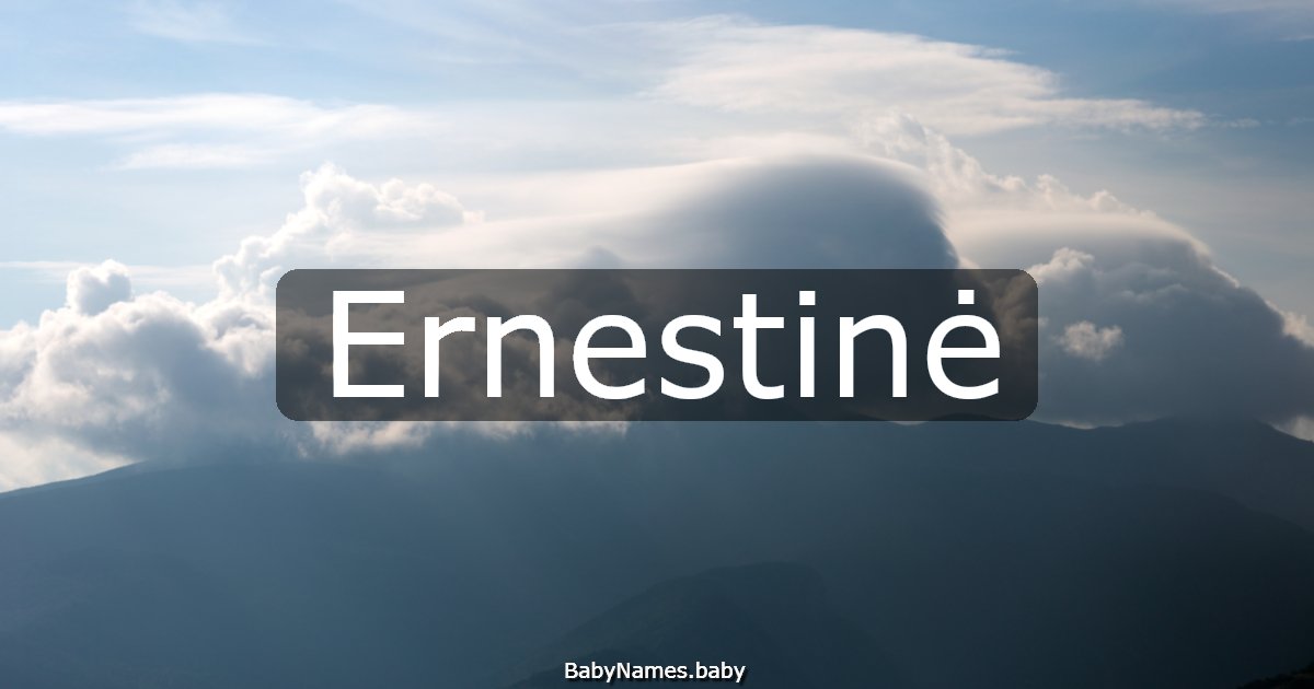 Ernestinė