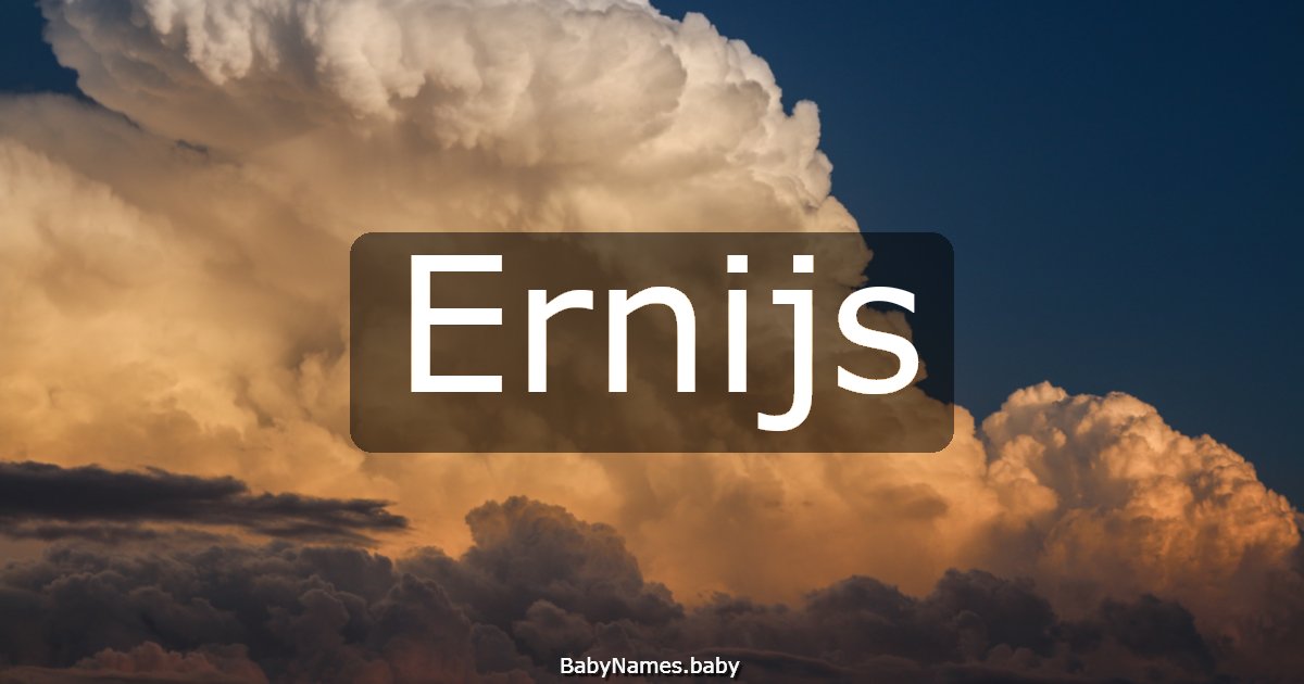 Ernijs