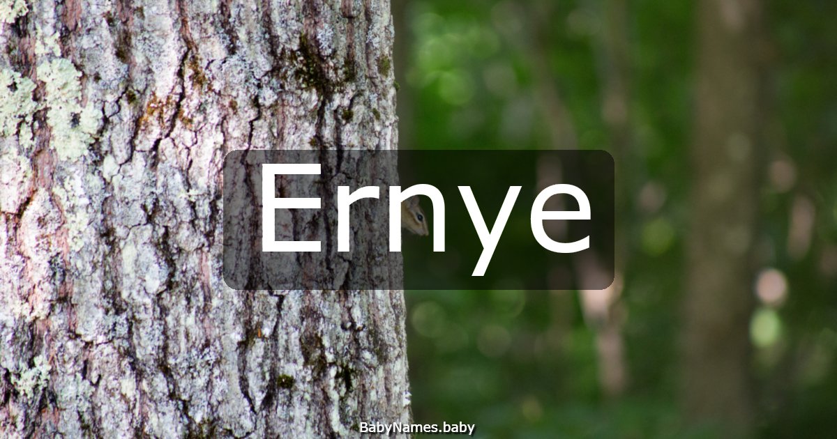 Ernye