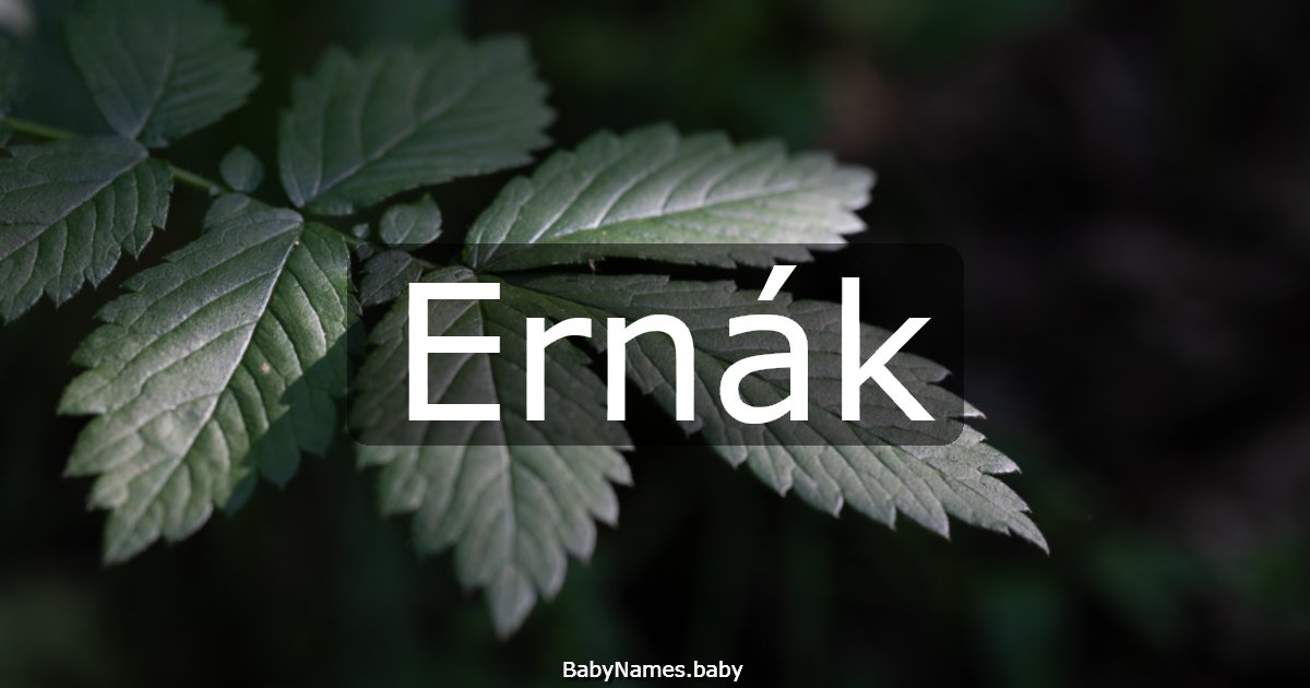 Ernák