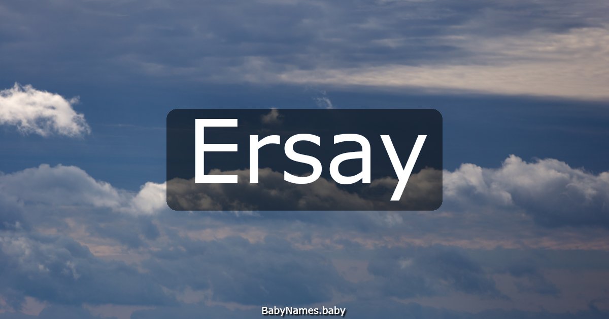 Ersay