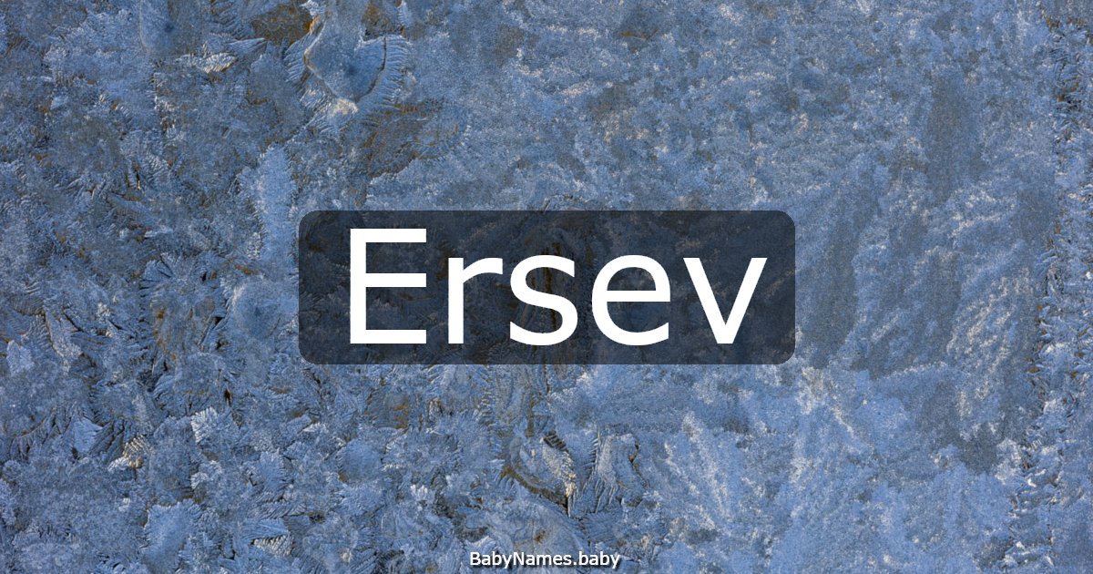 Ersev