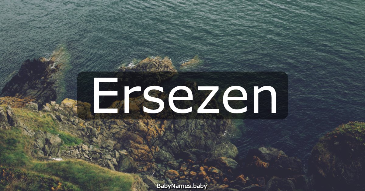 Ersezen