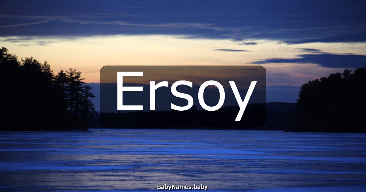 Ersoy