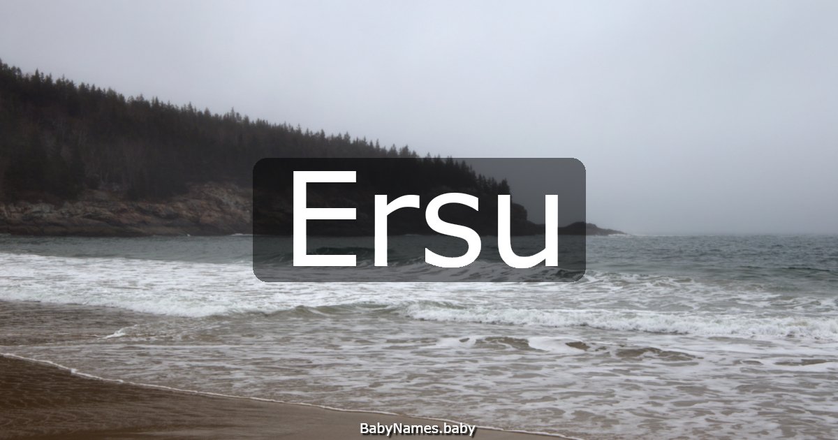 Ersu