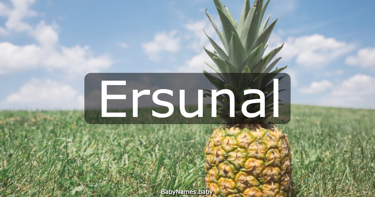 Ersunal