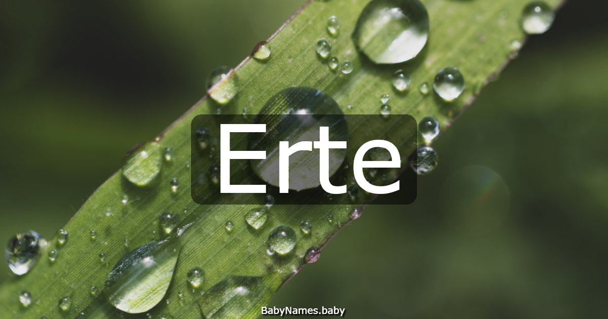 Erte