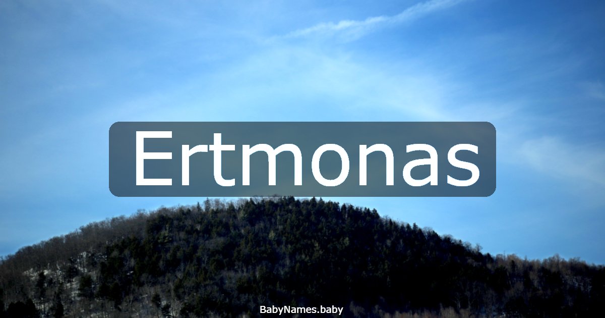 Ertmonas
