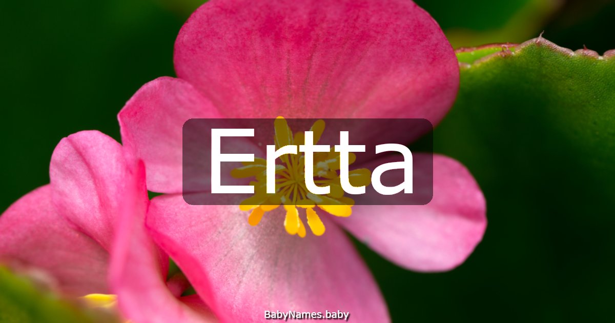 Ertta