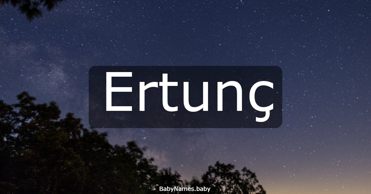Ertunç