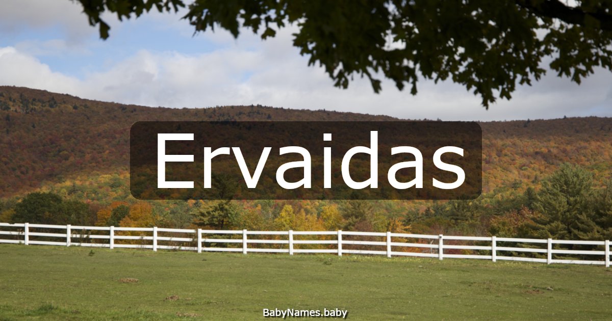 Ervaidas