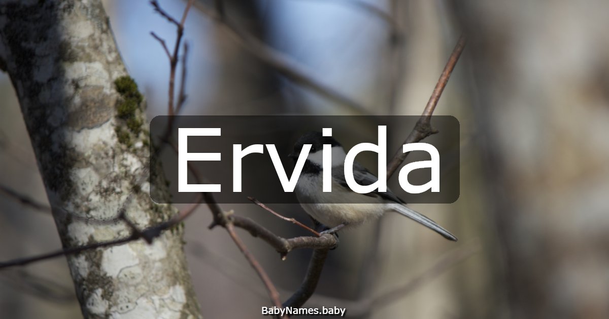 Ervida
