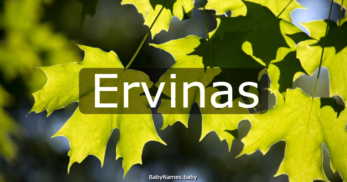 Ervinas