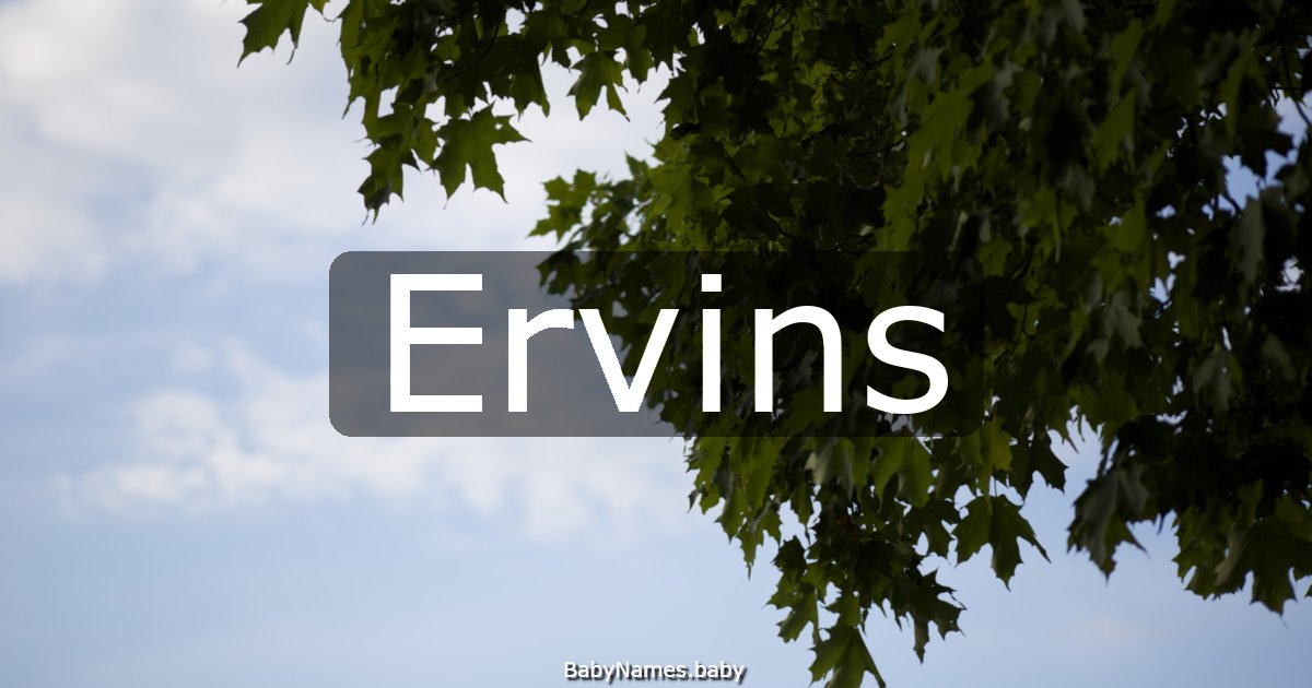 Ervins