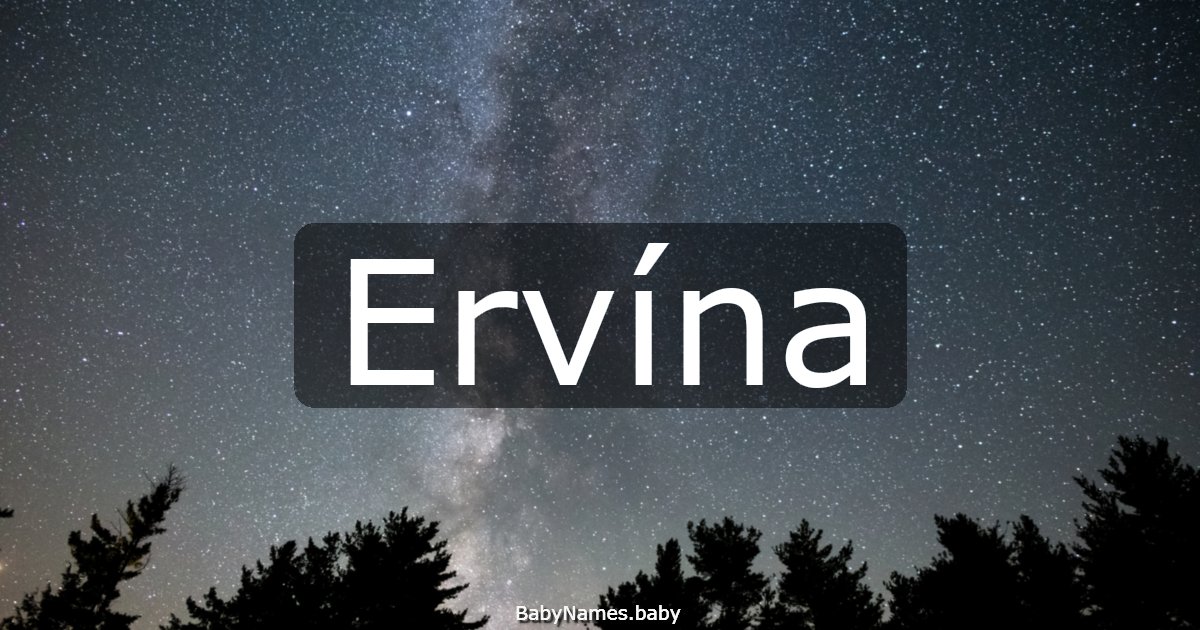 Ervína