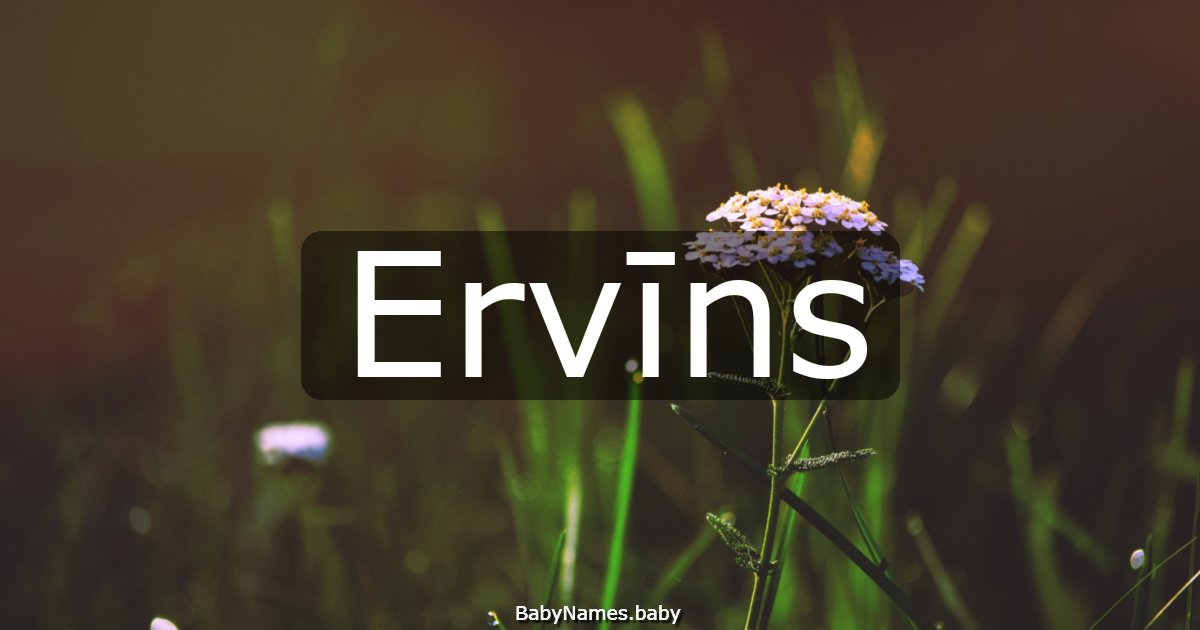 Ervīns