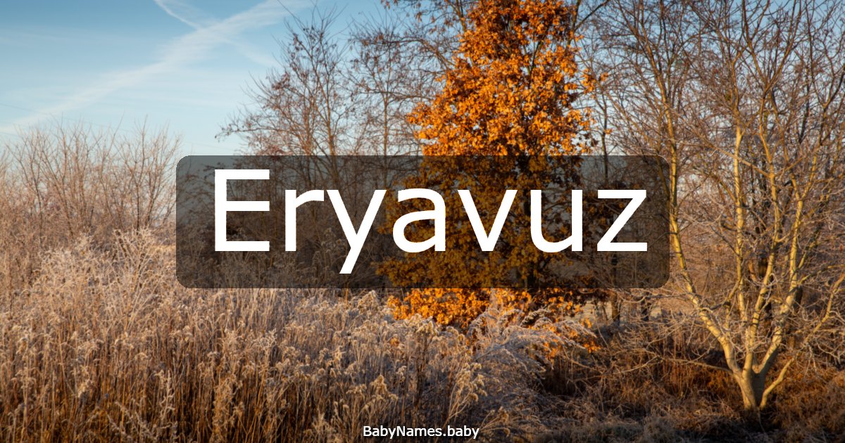 Eryavuz