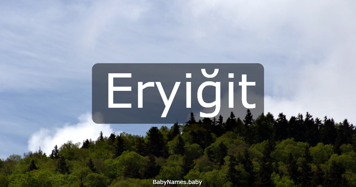 Eryiğit