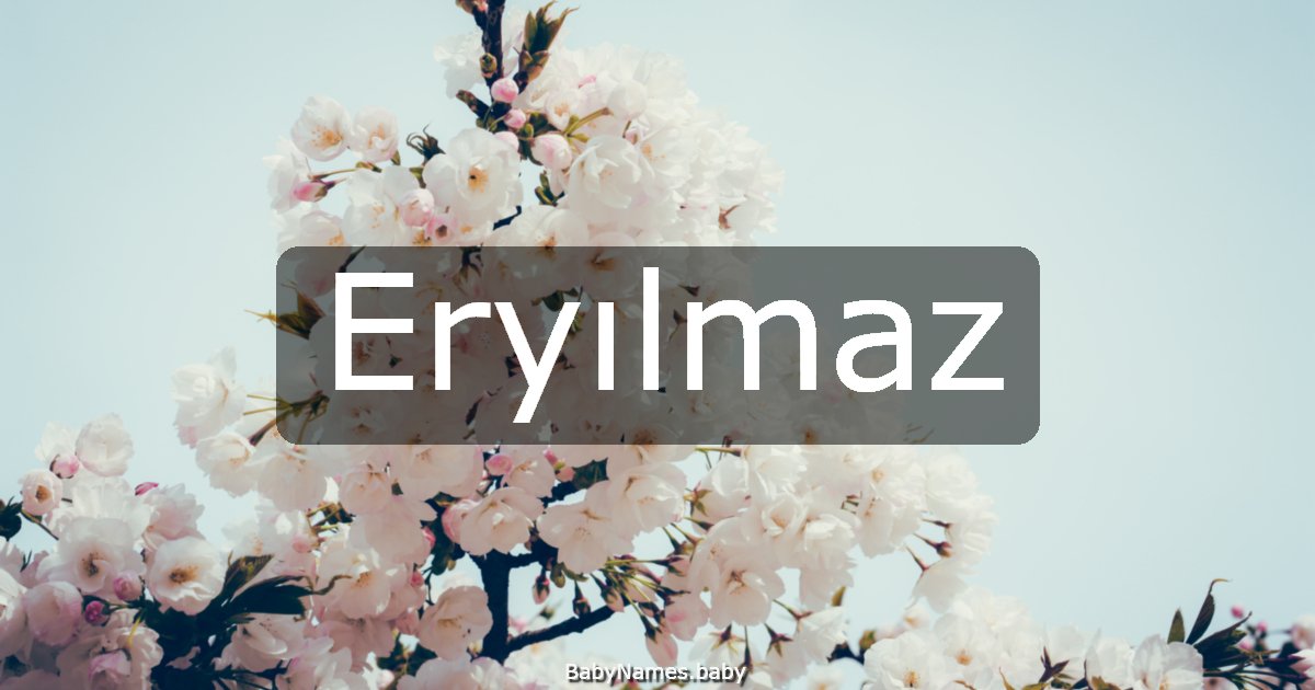 Eryılmaz