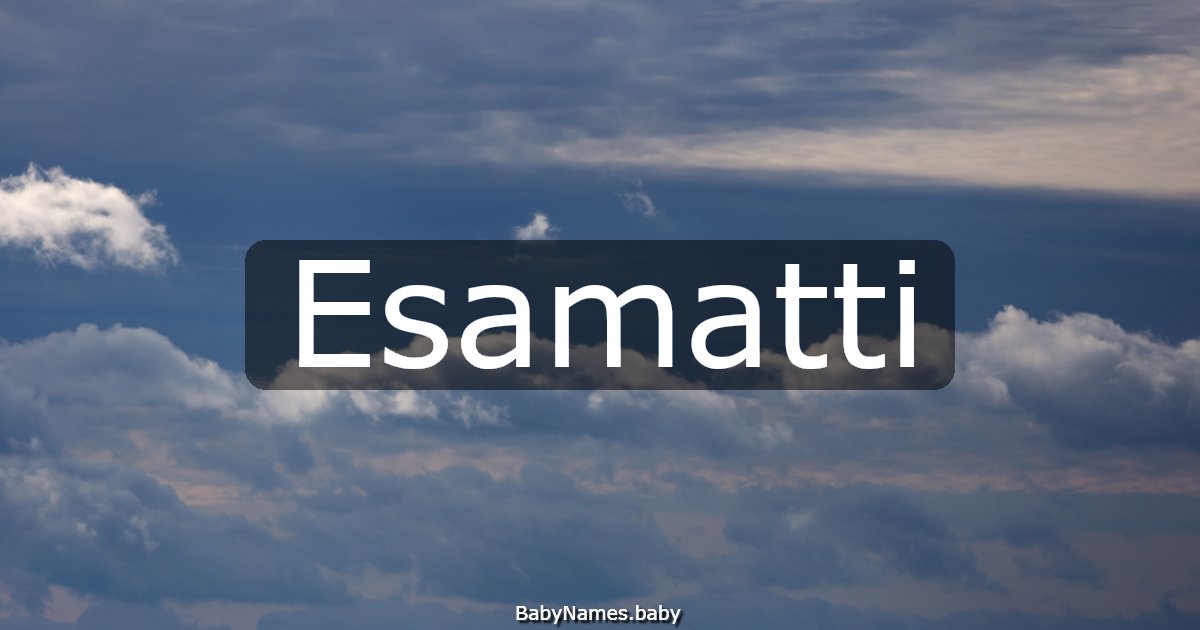 Esamatti