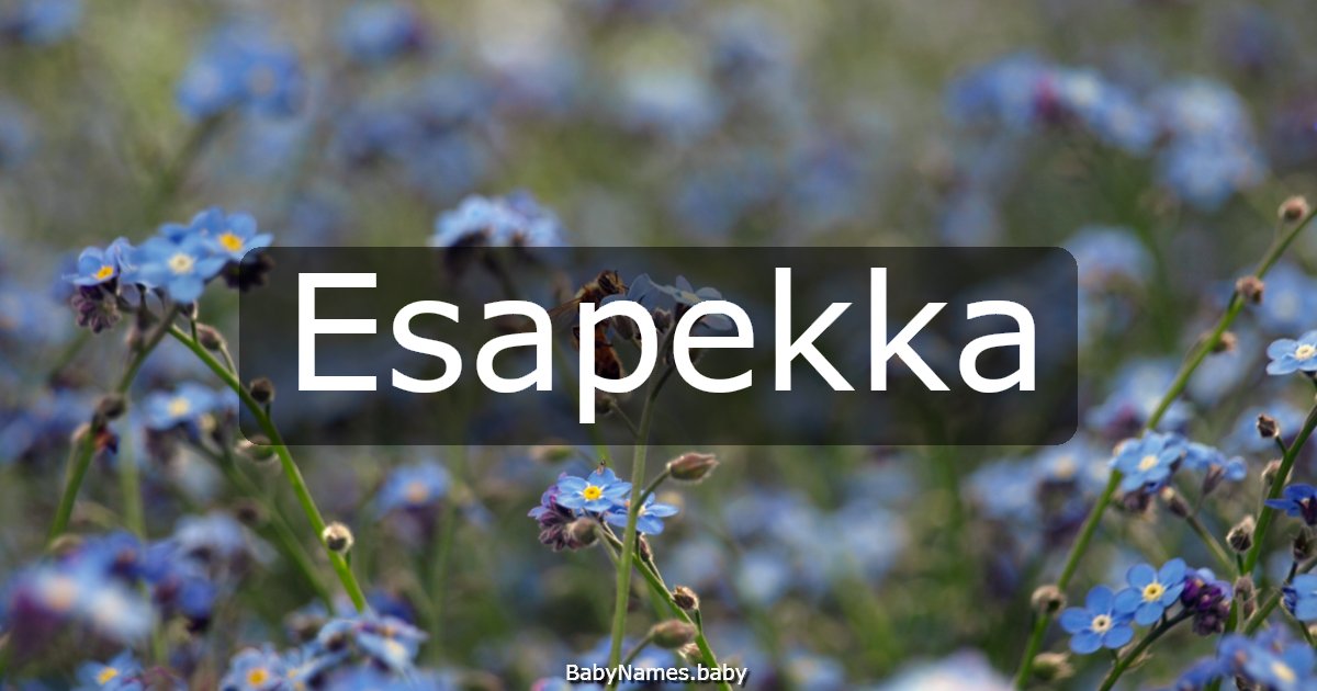 Esapekka